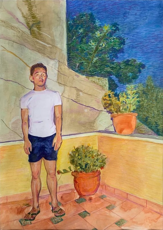 A Friend on the Balcony
